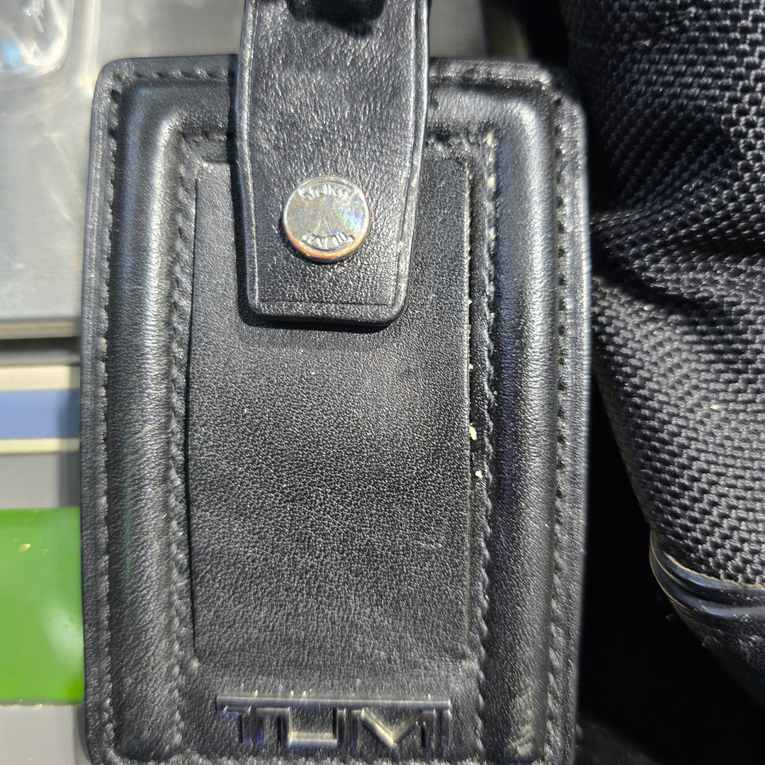 TUMI Bedford Marley 29210D Black Ballistic Nylon & Leather Business Briefcase