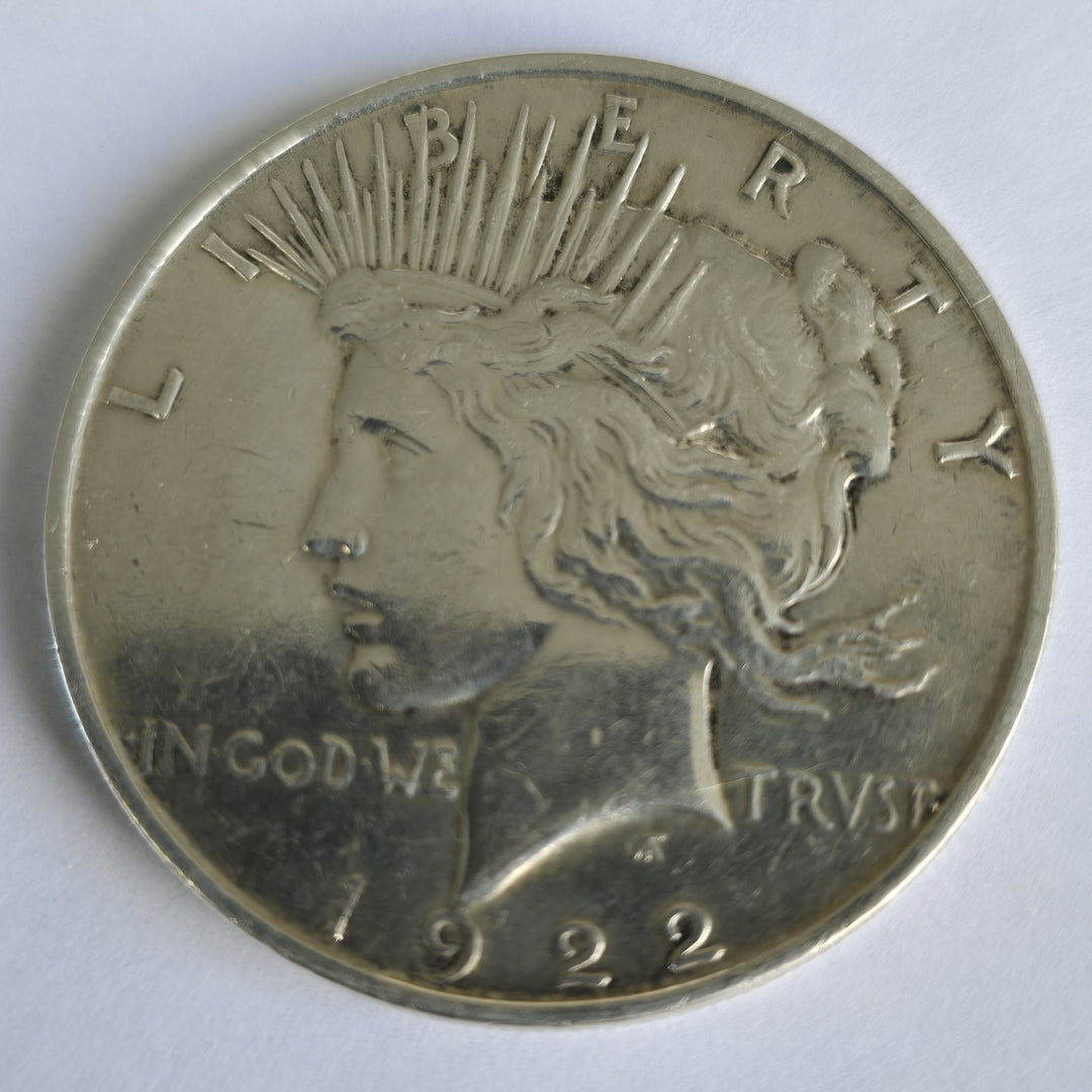 1922 Silver Peace Dollar Lot of 3 Coins Free Shipping!