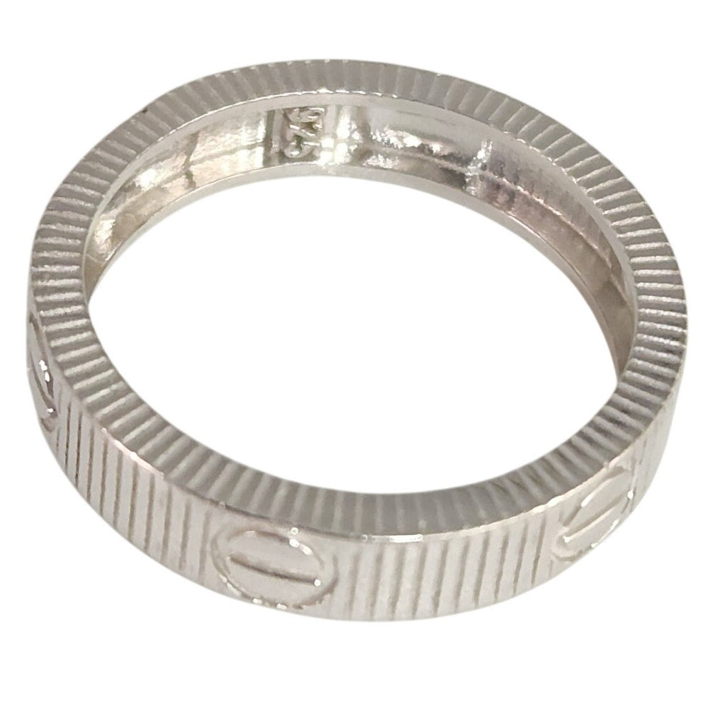 925 Sterling Silver Screw Motif Band Textured Design Ring size 7.5