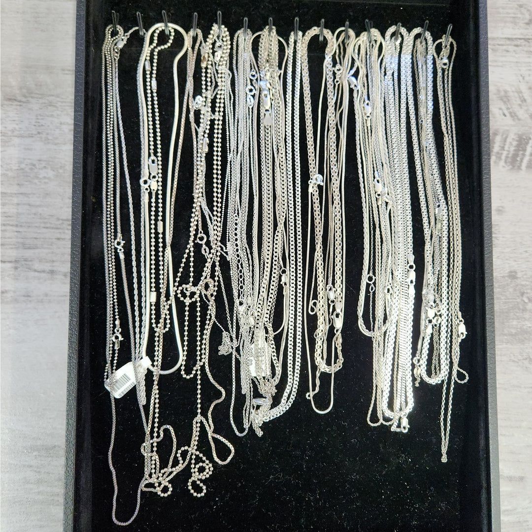 Pre-Owned  Sterling Silver Chains & Necklaces - Simple Everyday Styles -Starting at 19.99