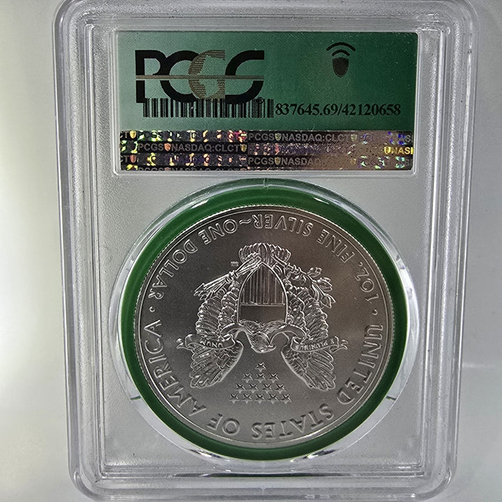 2021 US Silver Eagle PCGS MS69 Type 1 US Mint Sealed Box 1oz Fine .999 Silver
