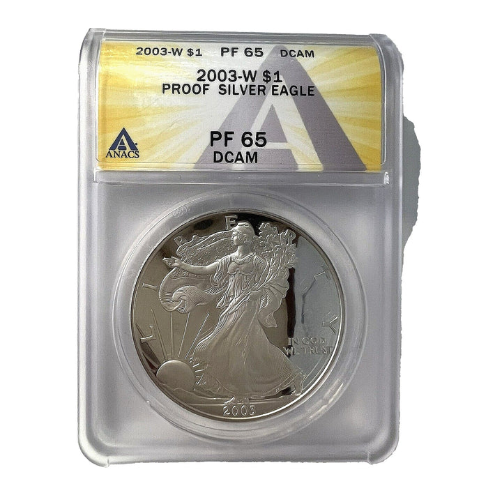 2003-W $1 One Dollar Proof Silver Eagle PF65 DCAM