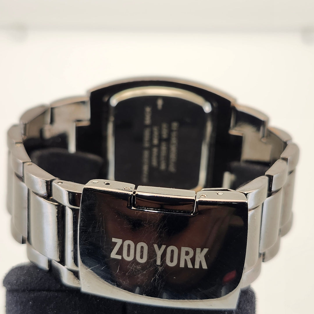 Zoo York Men's Gunmetal Quartz Watch ZY1253/C311-13 Black Dial Tonneau
