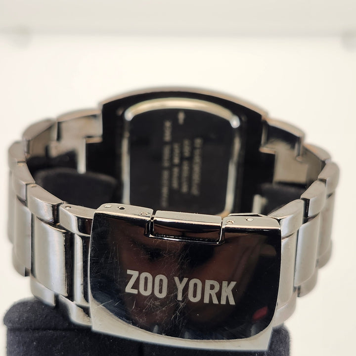 Zoo York Men's Gunmetal Quartz Watch ZY1253/C311-13 Black Dial Tonneau