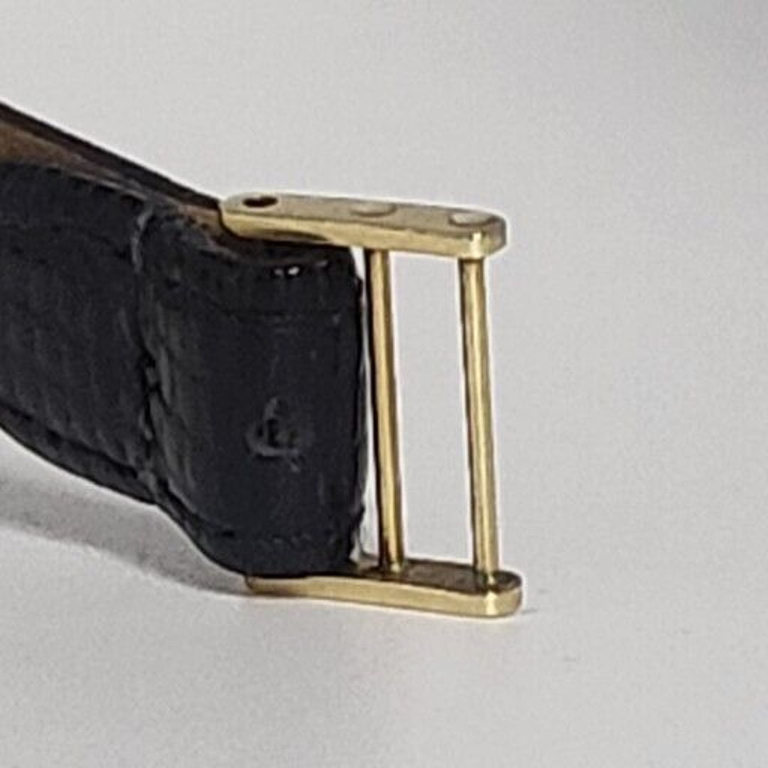 1960s OMEGA 32 mm .Vintage Mechanical 14k Yellow Gold Gents Dress Watch