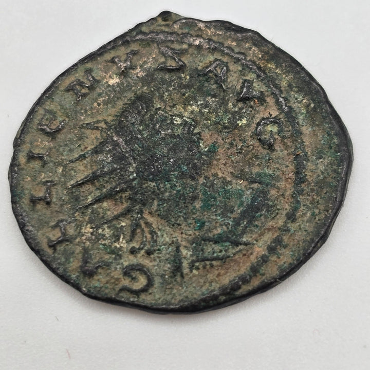 Ancient Roman Coin Gallienus AD 253–268 Bronze Antoninianus w/ Certificate