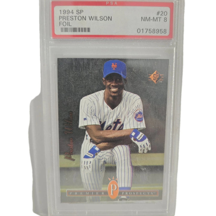 1994 PRESTON WILSON SP FOIL PREMIER PROSPECTS #20 PSA 8 NM-MT