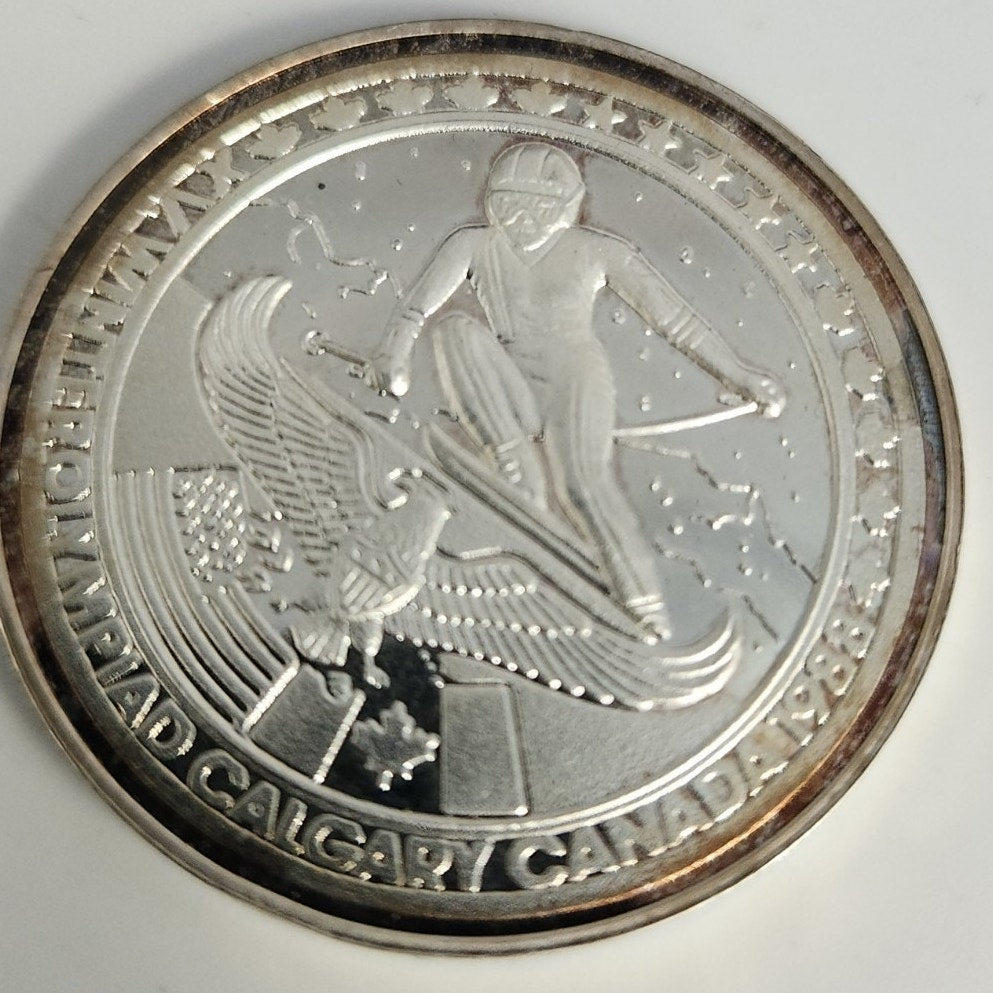 1988 US Olympic Committee Collectible Medals, 5 Coins 1oz .999 Silver