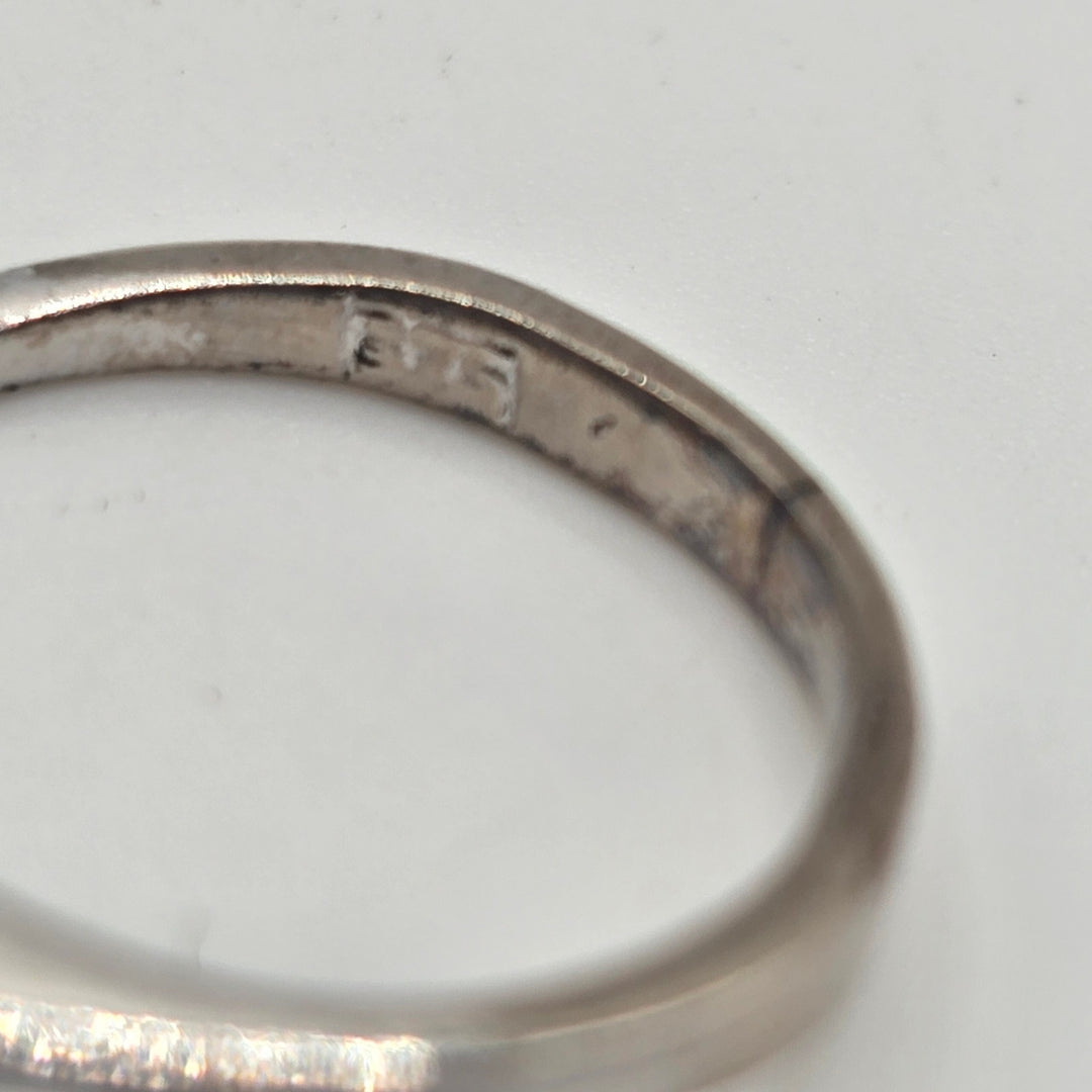 9K White Gold .40 CT Diamond Ring with Diamond Accents 2.8g