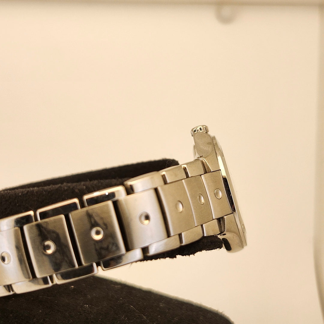Movado SE Sapphire Crystal Steel Link Bracelet Watch 84 A1 1838 ref 8106179
