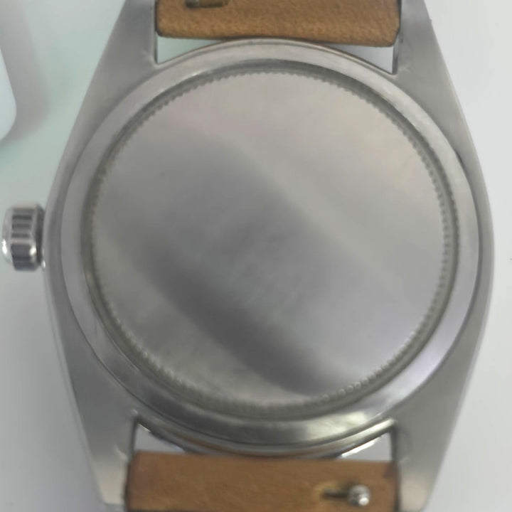 Vintage Rolex Oysterdate Precision 6694 Silver Dial Manual Wind 34mm
