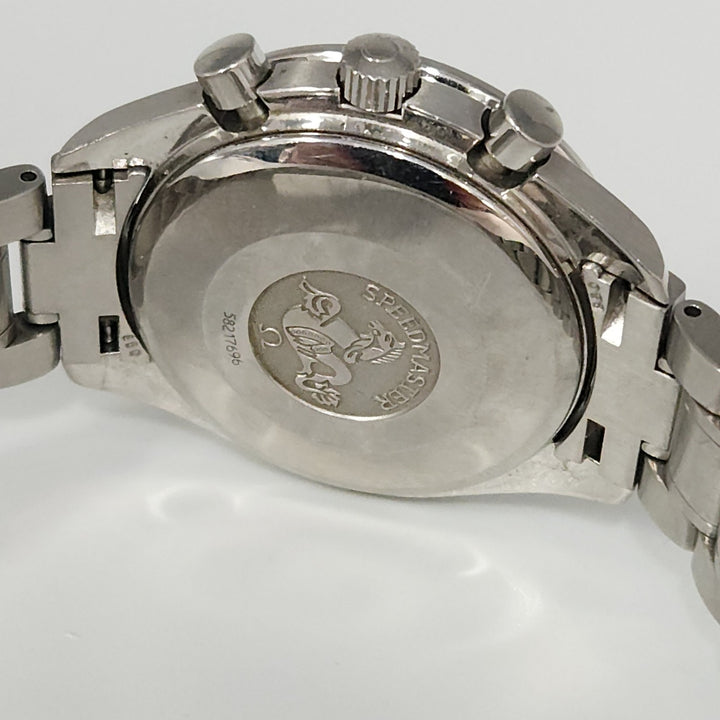 OMEGA Speed master Triple Calendar Automatic Stainless Steel Watch