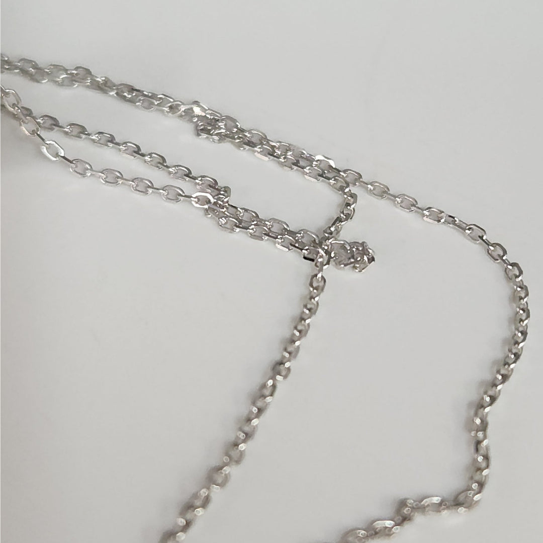 925 Sterling Silver Teardrop Pendant Necklace