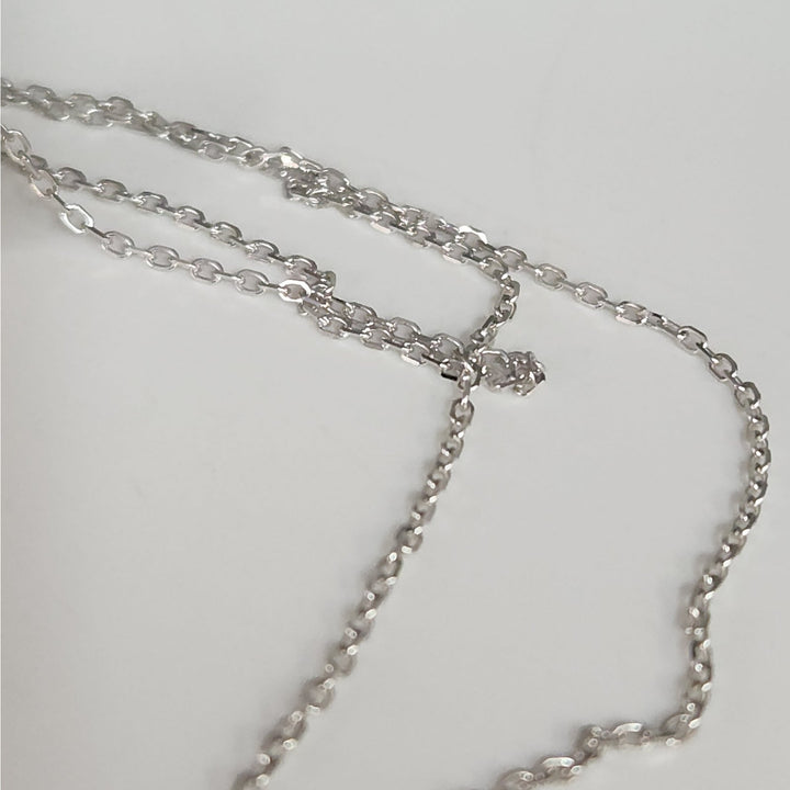 925 Sterling Silver Teardrop Pendant Necklace