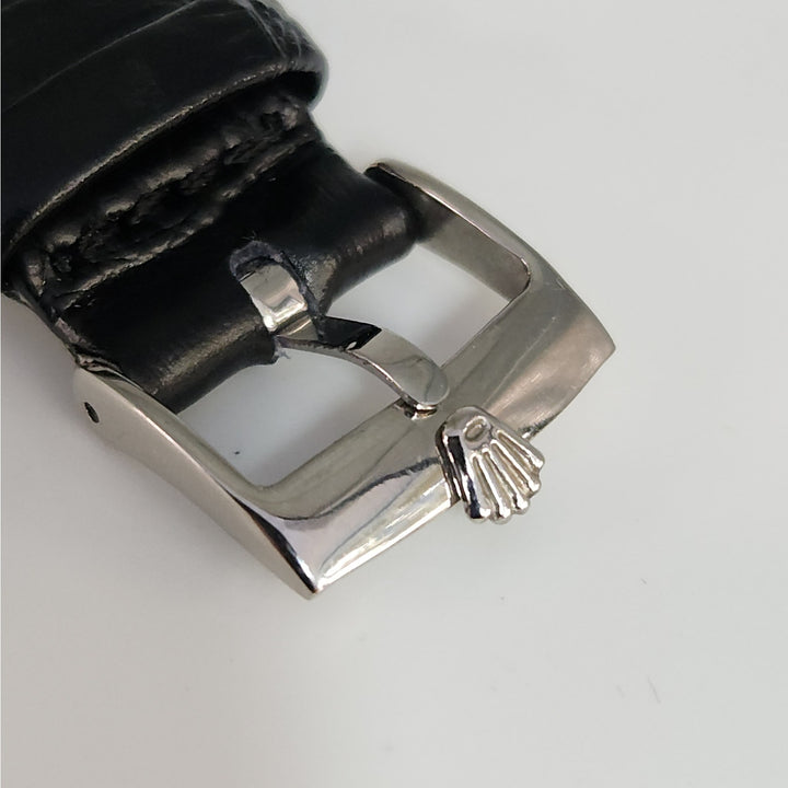 Rolex Datejust 36mm Ref.1601 Automatic Watch Custom Diamond Dial Leather Strap