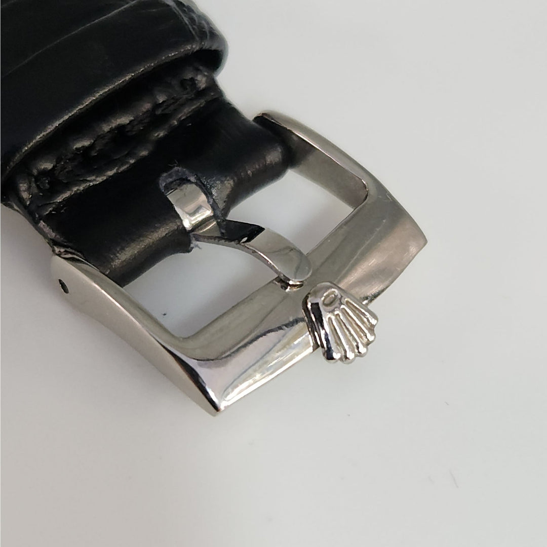 Rolex Datejust 36mm Ref.1601 Automatic Watch Custom Diamond Dial Leather Strap