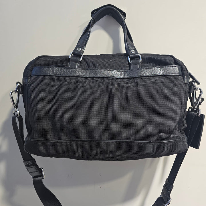 TUMI Bedford Marley 29210D Black Ballistic Nylon & Leather Business Briefcase