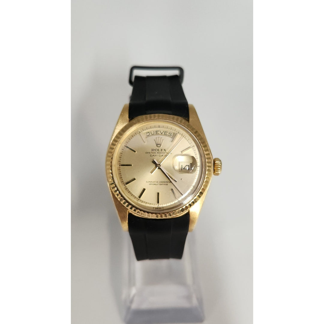 Rolex Day-Date 36 Solid 18K Yellow Gold Automatic Champagne Dial 1803