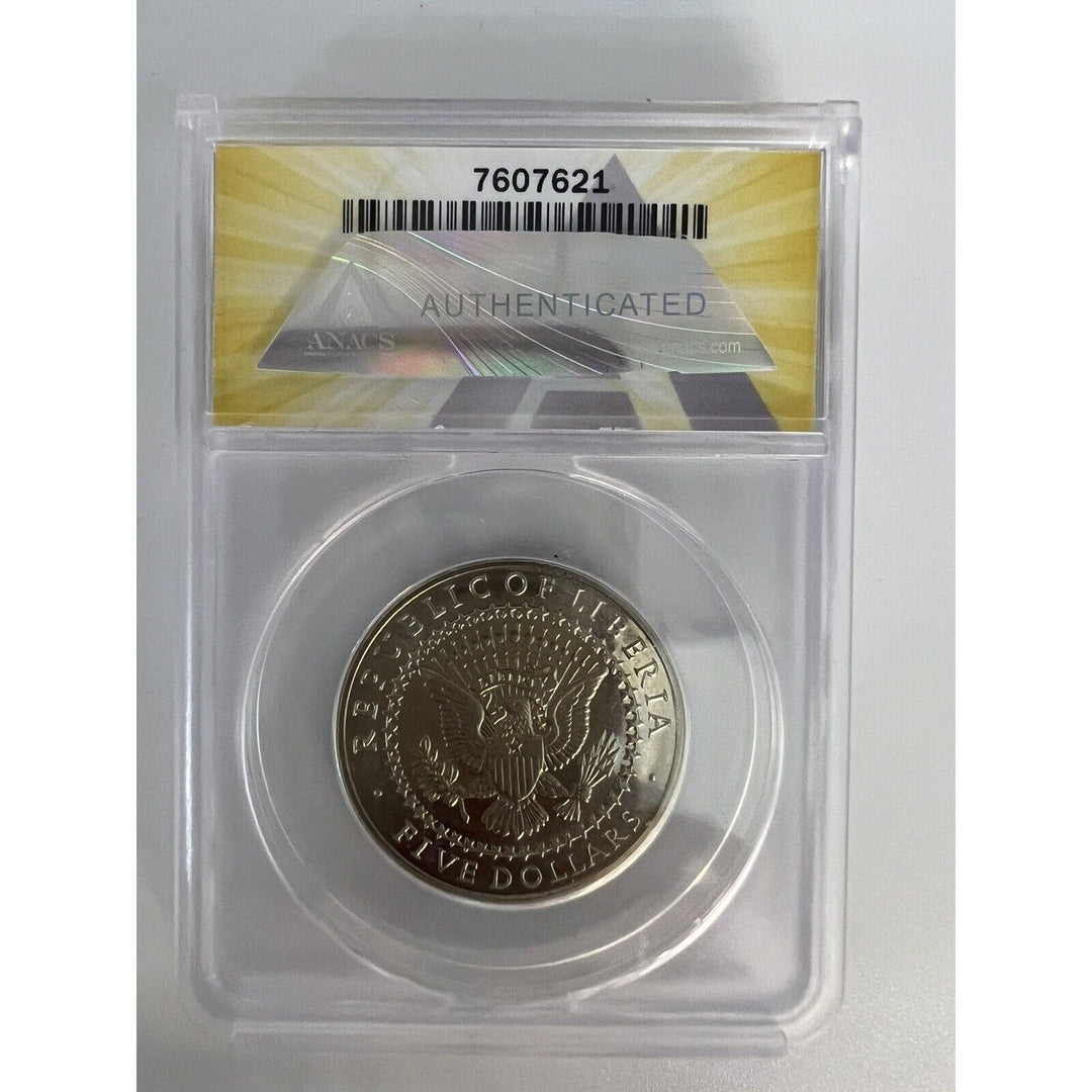 2000 $5 LIBERIA WILLIAM H TAFT MS 65 CAMEO ANACS