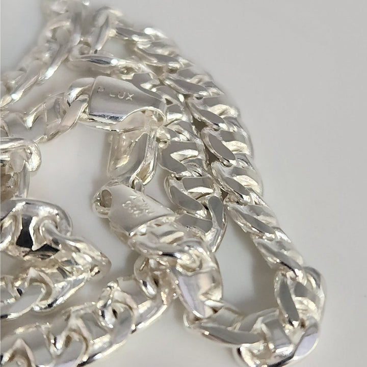 24" Solid 925 Sterling Silver Miami Cuban Link Necklace High Polish Bold Design