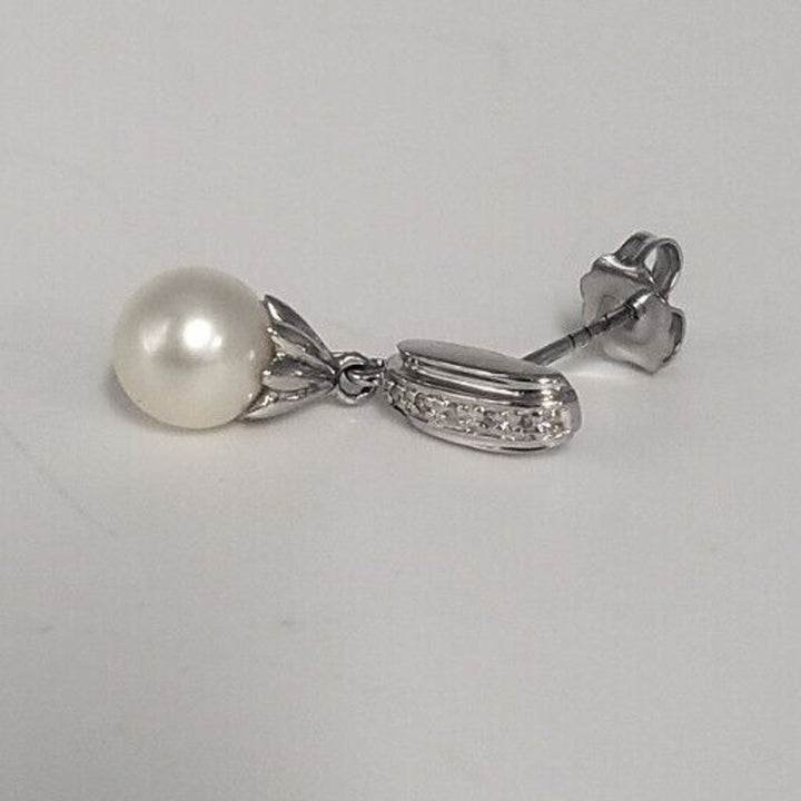 Natural Pearl 925 Sterling Silver Earrings & Pendant Set