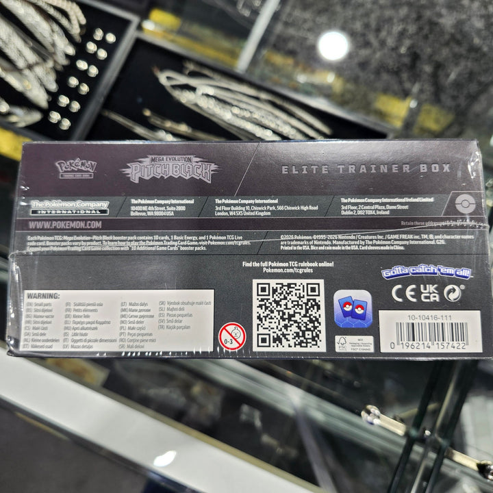 Pokémon TCG: Mega Evolution - Pitch Black Elite Trainer Box (ETB) - Sealed / New