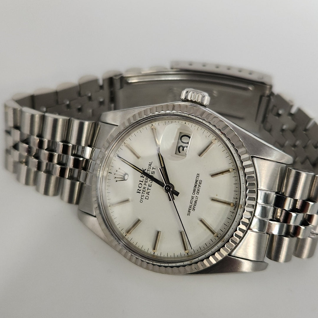 Rolex Datejust 36mm White Dial Ref.16014 Jubilee Bracelet