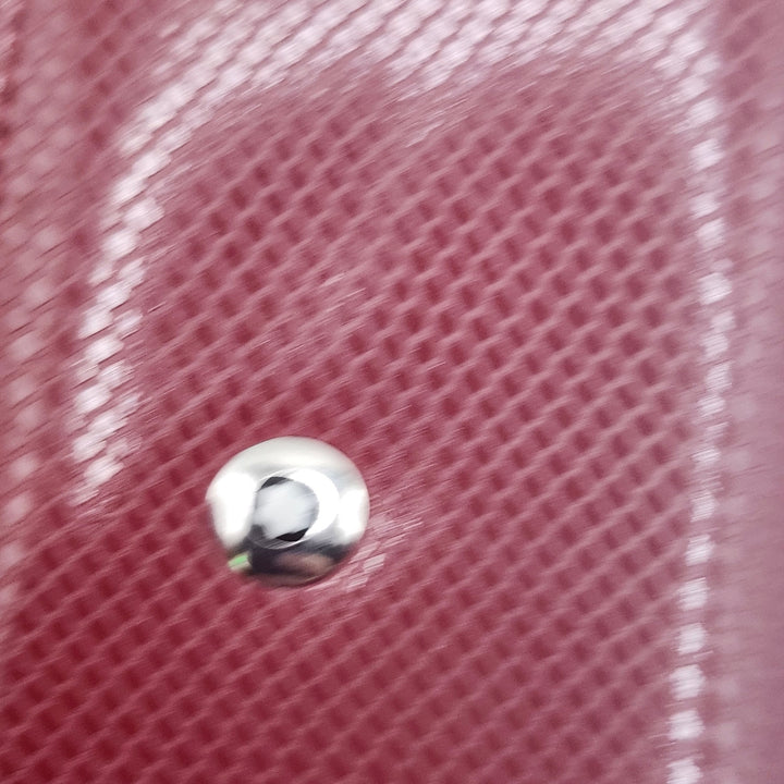 Montblanc Burgundy Snakeskin Print Leather 6-Ring Key Holder Case Box & Papers