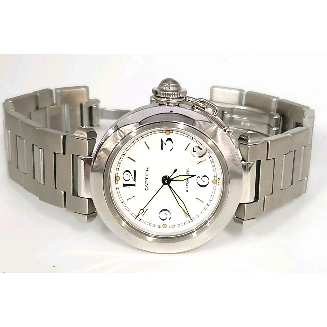 Cartier Pasha 2324 Automatic Stainless Steel Men Watch