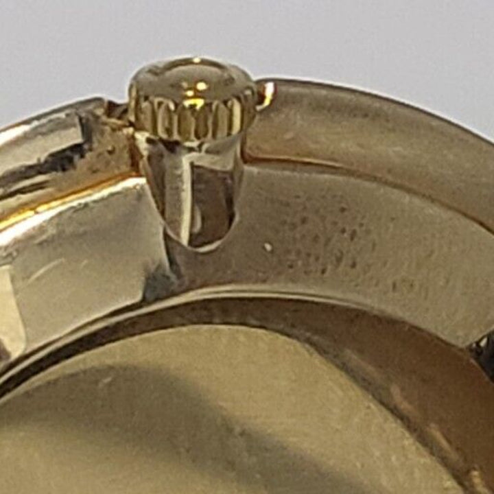 1960s OMEGA 32 mm .Vintage Mechanical 14k Yellow Gold Gents Dress Watch
