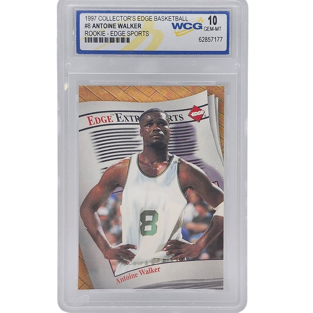 1997 Collector's Edge Antoine Walker Rookie #8 WCG 10 Gem Mint Boston Celtics