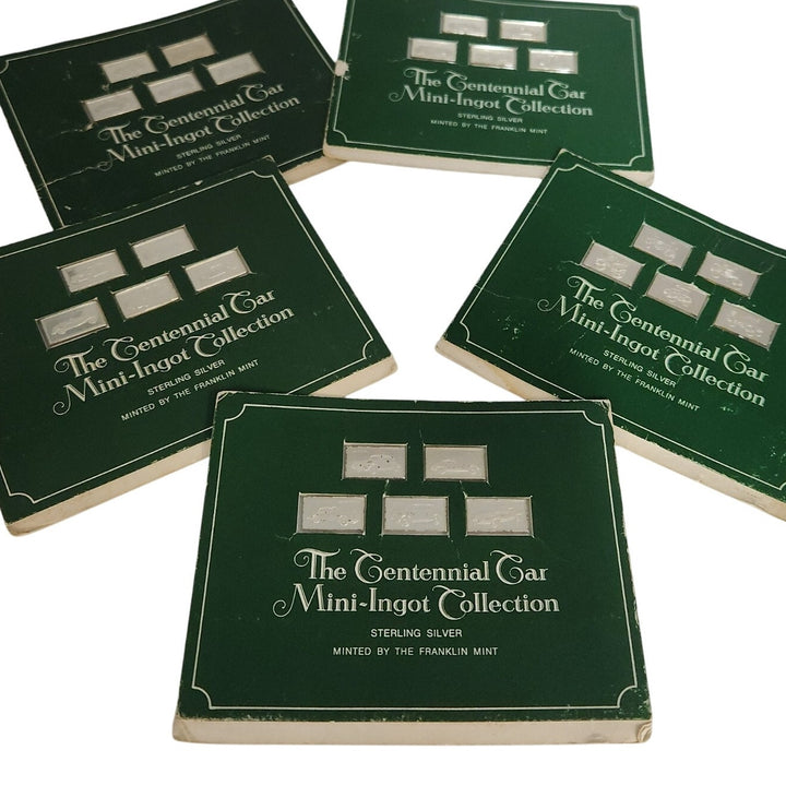 The Franklin Mint Sterling Silver The Centennial car Mini -Ingot collection