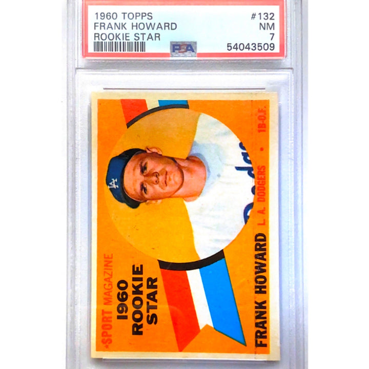 1960 Topps Frank Howard Rookie Star #132 PSA NM 7