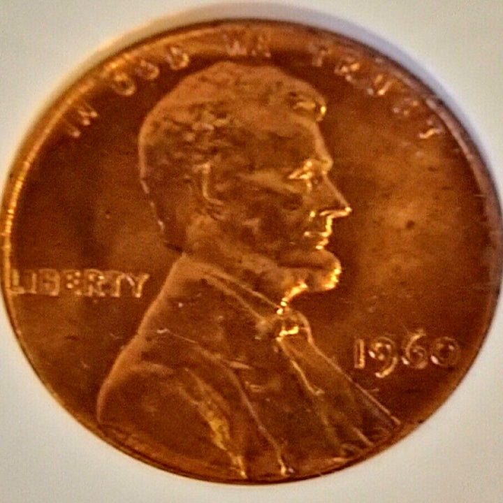 This stunning 1960 Lincoln Cent MS67 Red PCI