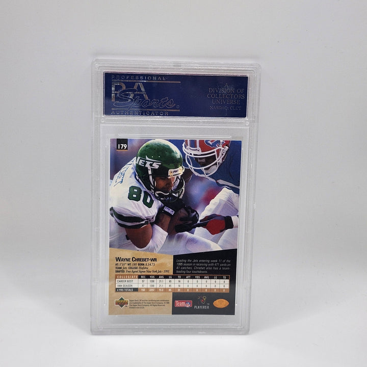 1995 SP Wayne Chrebet Rookie RC #179 New York Jets PSA 8.5 NM-MT Upper Deck Card