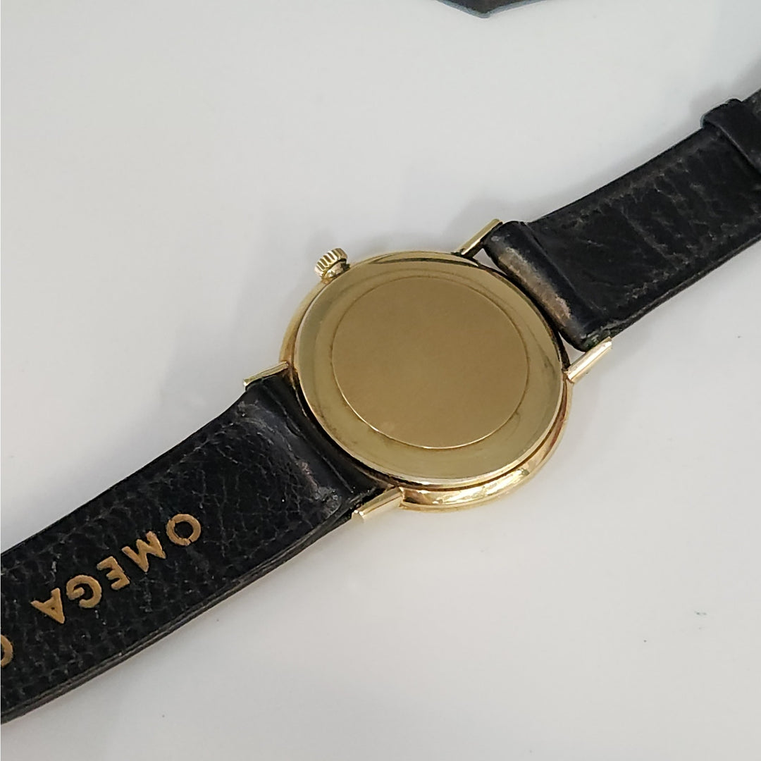 Vintage Omega 14K Solid Gold Men’s Manual-Wind Dress Watch