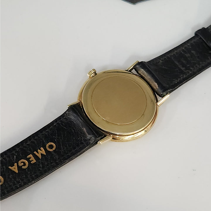 Vintage Omega 14K Solid Gold Men’s Manual-Wind Dress Watch