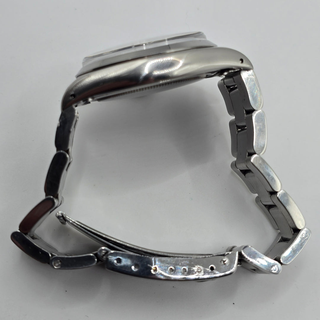 Vintage Rolex Oysterdate Precision 6694 Blue Dial 34mm Oyster Bracelet