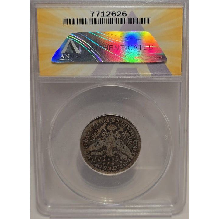 1914-S .25 ANACS G4 Barber Quarter, Liberty Head Quarter, Barber 25C Details