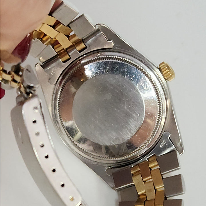 Rolex Datejust 36MM Two Tone 18k Yellow Gold & SS Bracelet Diamond Dial Watch