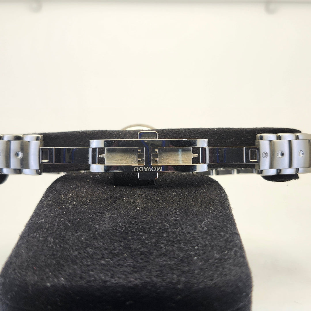 Movado SE Sapphire Crystal Steel Link Bracelet Watch 84 A1 1838 ref 8106179