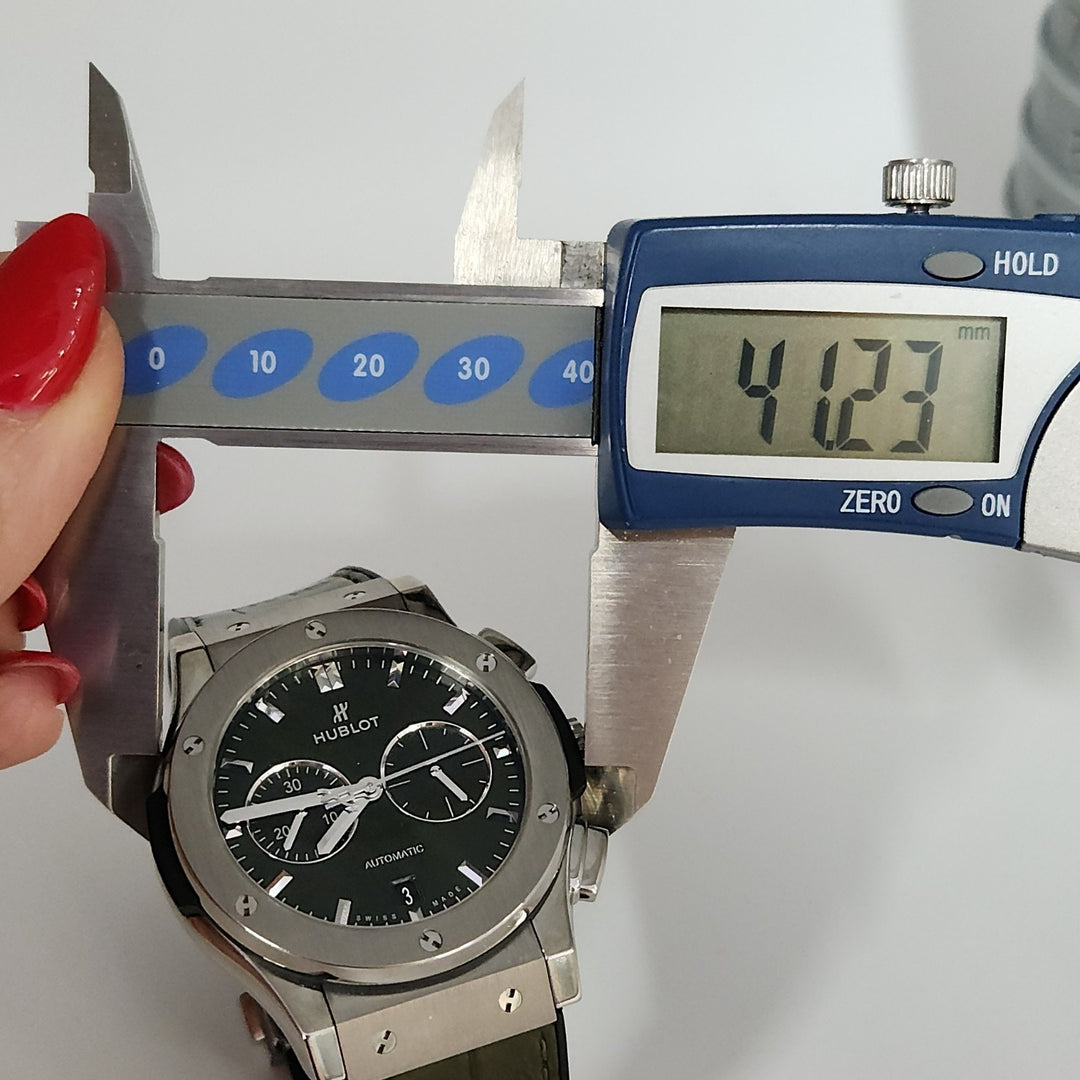 Hublot Classic Fusion Chronograph Green Titanium's Mint Automatic Men Watch