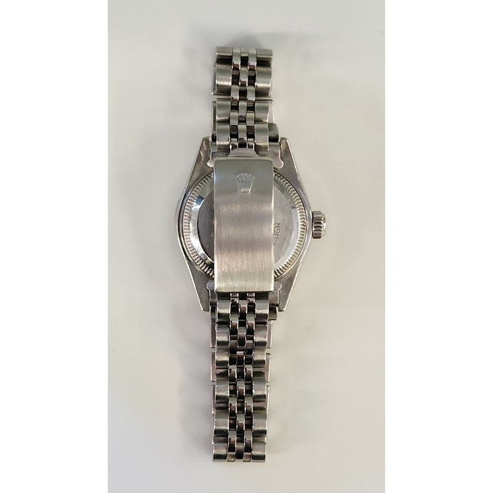 Rolex 26MM Watch Oyster Perpetual Date 69160 Aftermarket Lab Diamonds Bezel