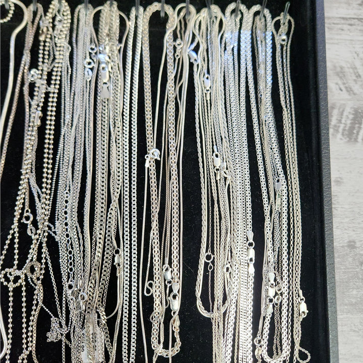 Pre-Owned  Sterling Silver Chains & Necklaces - Simple Everyday Styles -Starting at 19.99