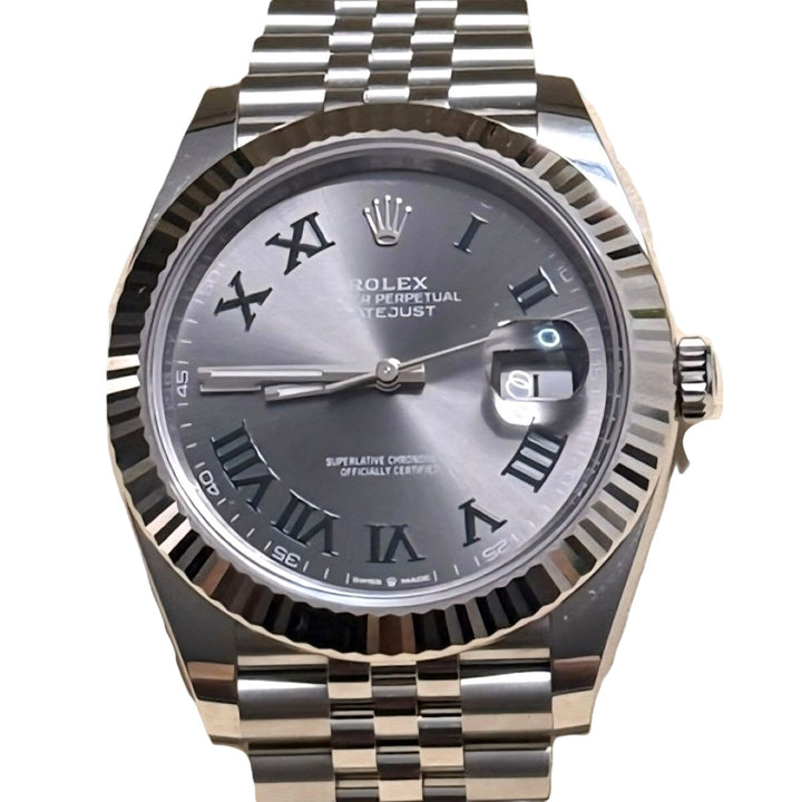 Rolex Datejust 41mm 126334-0022 Jubilee Wimbledon Dial Watch 2025 Full Set, New with box and papers, Stainless Steel & 18k White Gold Wimbledon Dial Jubilee