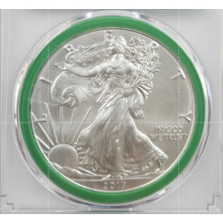 2017 US Silver Eagle PCGS MS69  First Strike US Mint Sealed Box