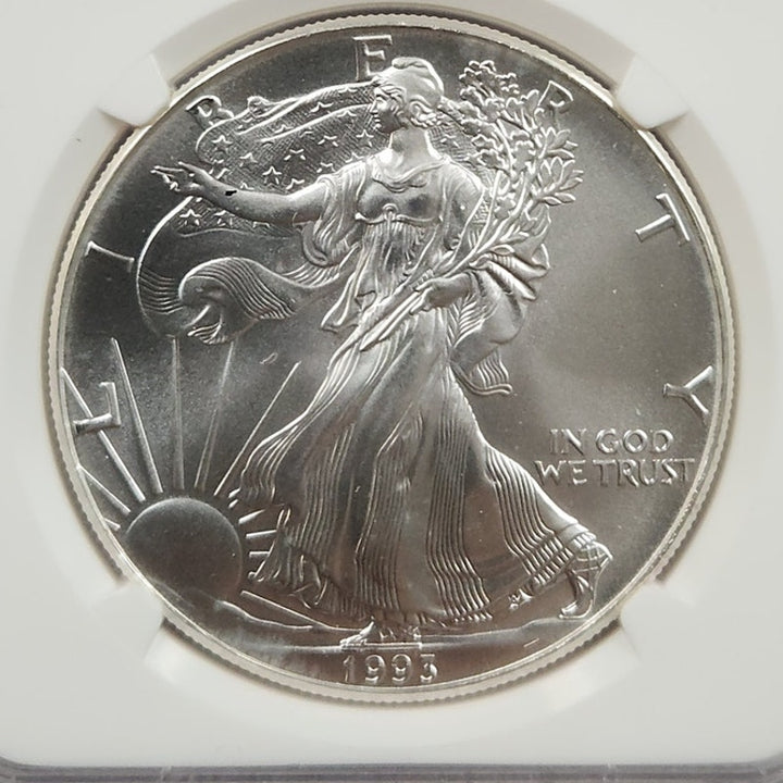 1993 American Silver Eagle NGC MS69 1 oz .999 Silver