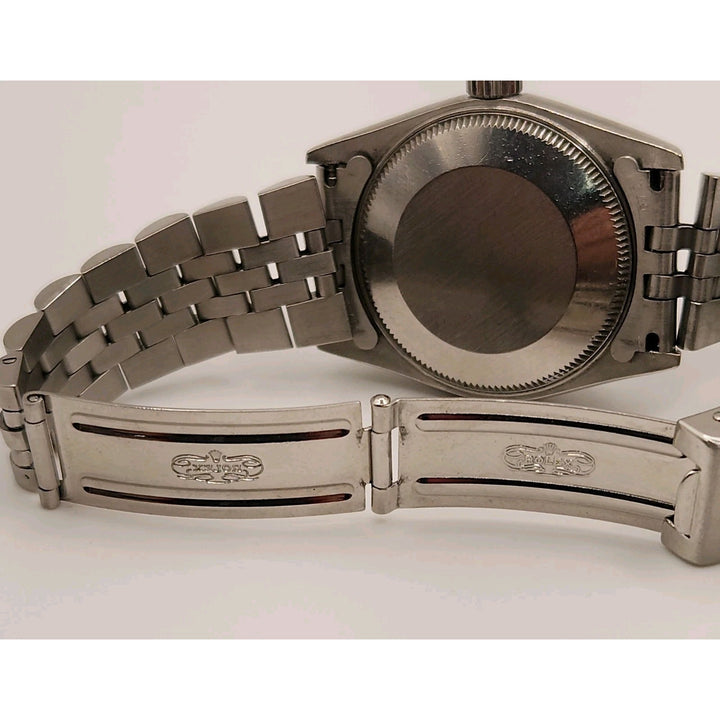 Rolex 31MM Stainless Steel Gray Oyster Perpetual Datejust Watch