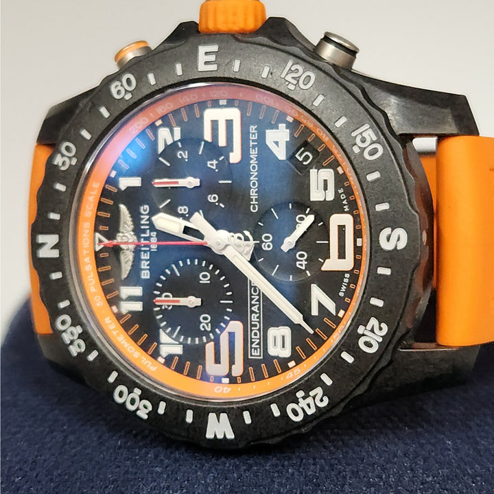 Breitling Endurance Pro Orange Black Chronograph Men's Watch X82310