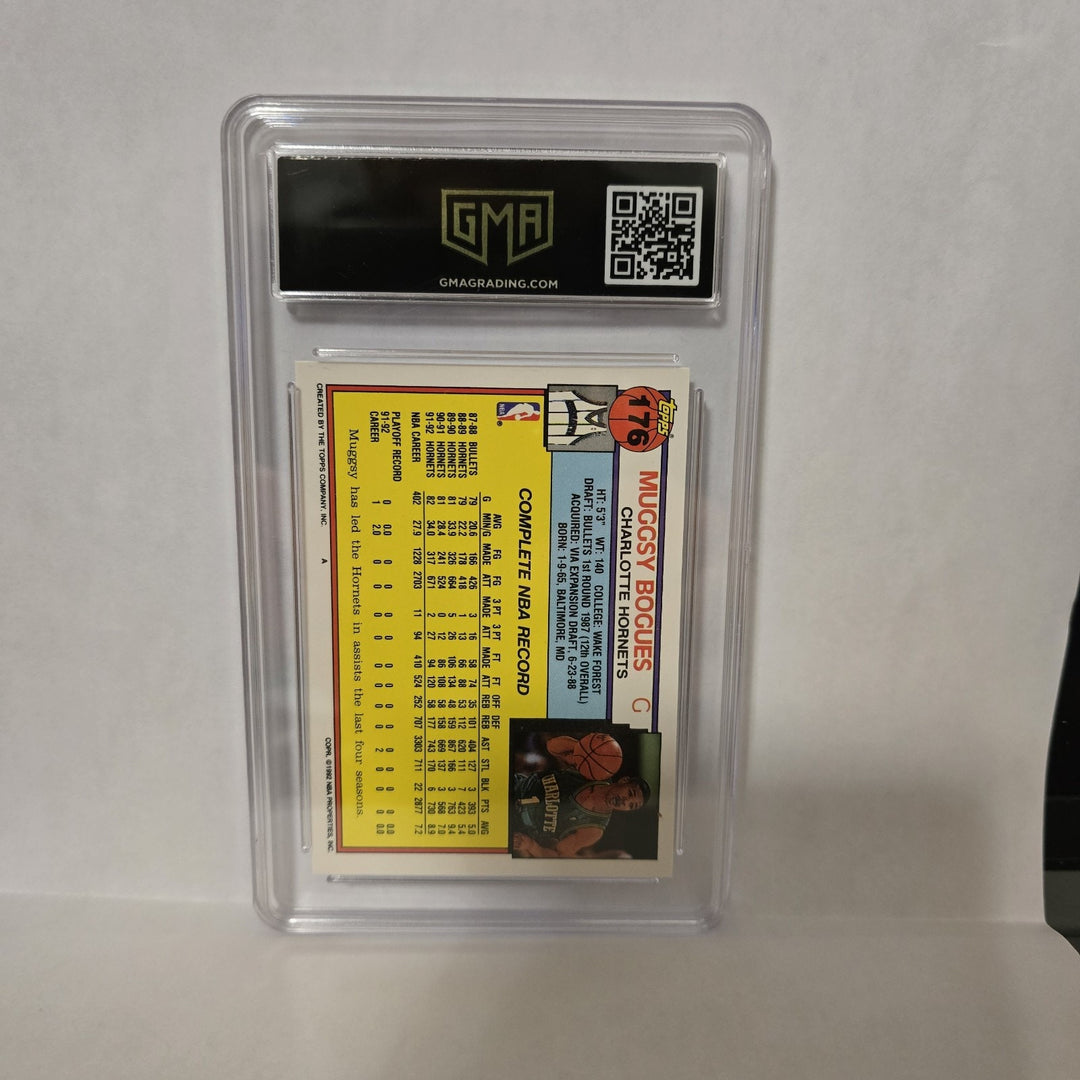 1992 Topps Muggsy Bogues #178  GMA 9 NBA
